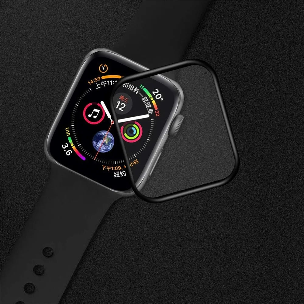 3D Full Glue Full Screen Cover Film for Apple Watch Series 4 44mm - 5