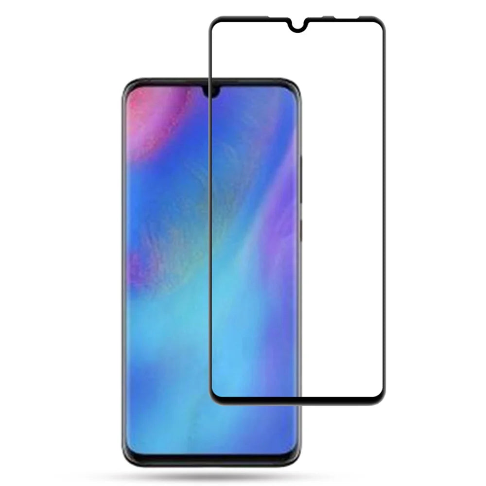 MOCOLO Silk Printing Full Glue Tempered Glass Full Screen Protector for Huawei P30 Lite / nova 4e - 1