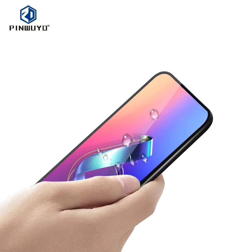 PINWUYO Full Screen Tempered Glass Shield Anti-explosion for Asus Zenfone 6 ZS630KL - 4