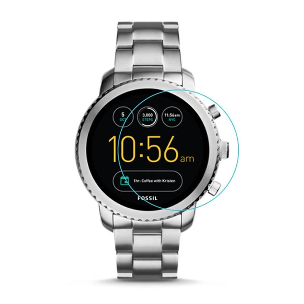 For Smart Watch Fossil Q Explorist HR Gen 4 Smartwatch Tempered Glass Screen Protector Film - 1