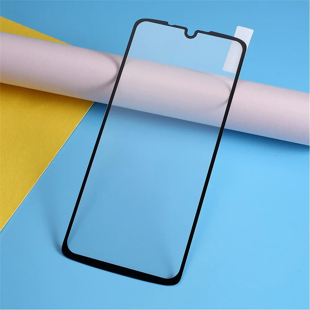Silk Printing Tempered Glass Full Size Phone Screen Film (Full Glue) for Sony Xperia 1 - 1