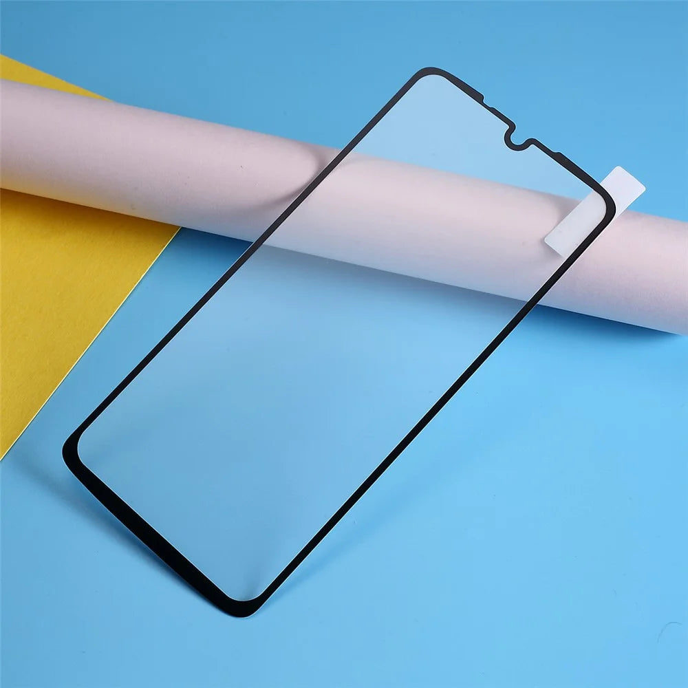 Silk Printing Tempered Glass Full Size Phone Screen Film (Full Glue) for Sony Xperia 1 - 4