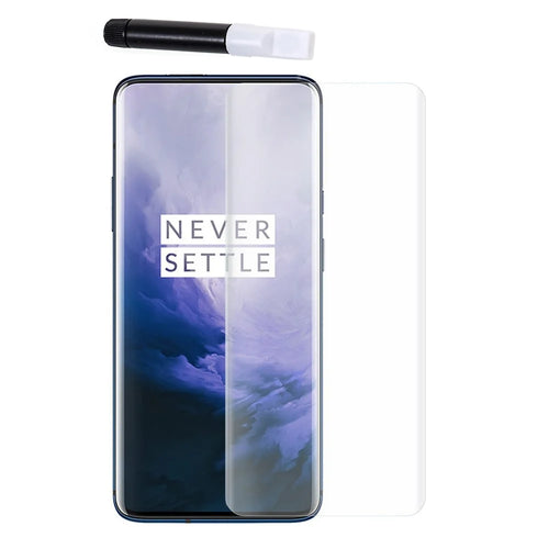 RURIHAI 3D Full Glue UV Liquid Tempered Glass Screen Guard for OnePlus 7 Pro / 7T Pro - 1