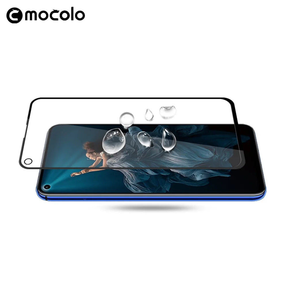 MOCOLO for Huawei Honor 20 / 20s / 20 Pro / nova 5T / Mate 30 Lite Full Screen HD Clear Silk Printing Anti-explosion Tempered Glass Protector (Full Glue) - 4
