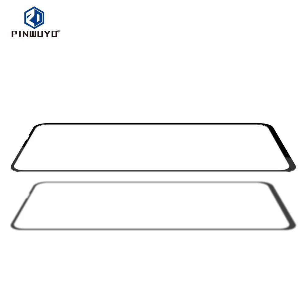 PINWUYO Full Screen Tempered Glass Protector Film Anti-explosion for Motorola One Vision / P50 - 3