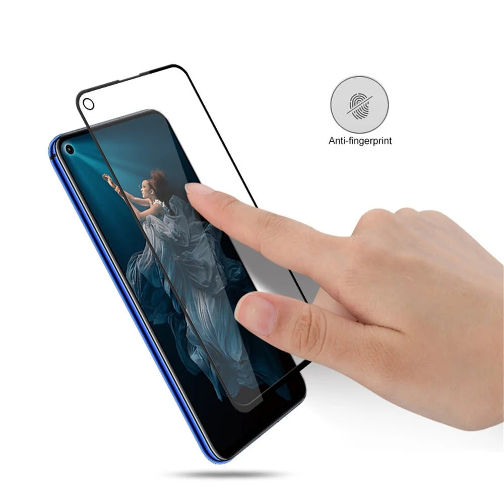 AMORUS Silk Printing Anti-explosion Tempered Glass Full Screen [Full Glue] Film for Huawei Honor 20 Pro / Huawei nova 5T 4G / Honor 20 / Mate 30 Lite - 3