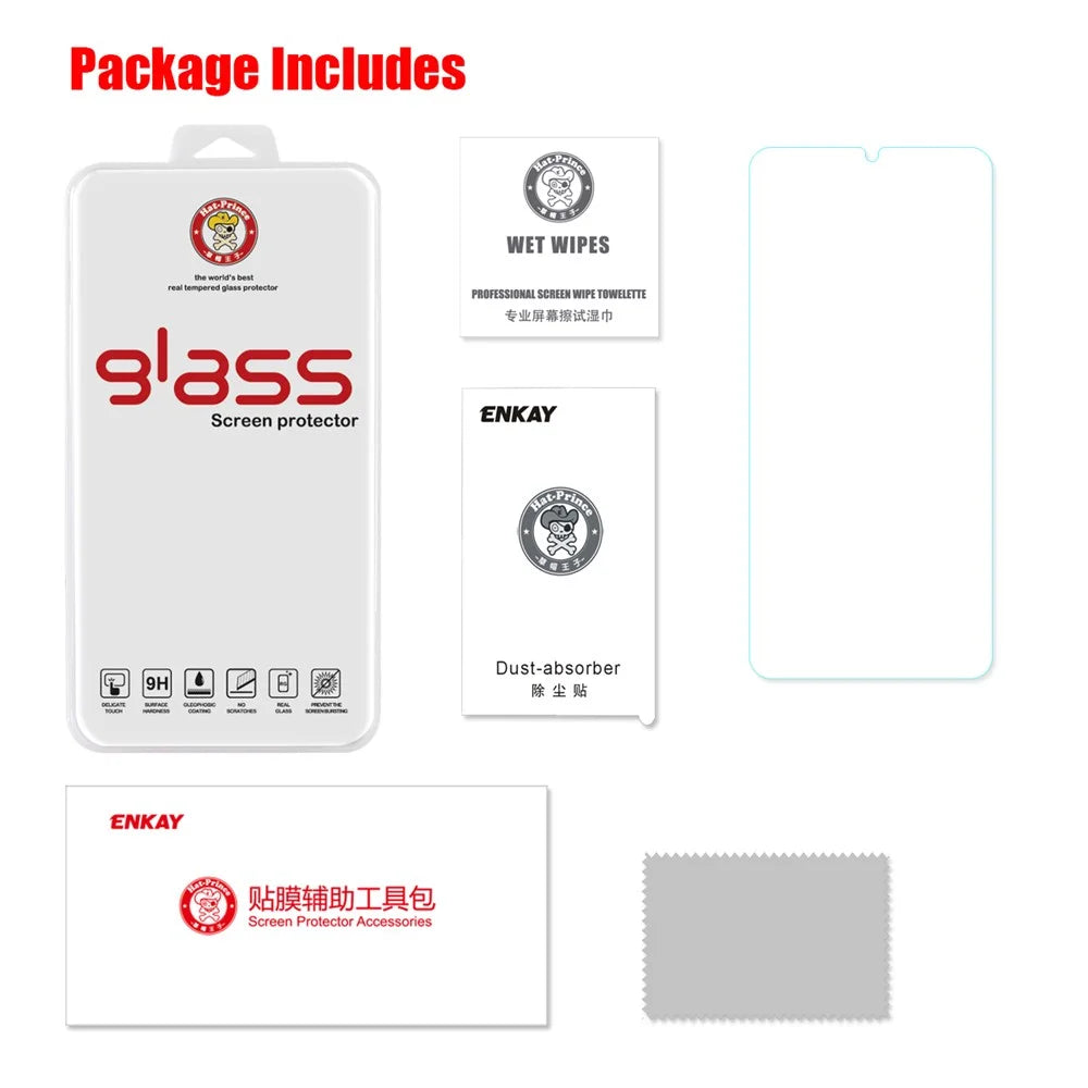 HAT PRINCE 9H 0.26mm 2.5D Tempered Glass Screen Film for Samsung Galaxy A20e - 5