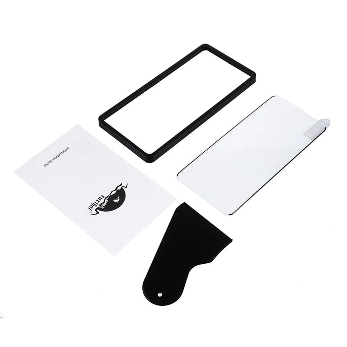 RURIHAI for Huawei P30 Pro 3D Edge Full Coverage Full Glue Tempered Glass Film + Screen Protector Pushing Plate + Roller - Black - 7