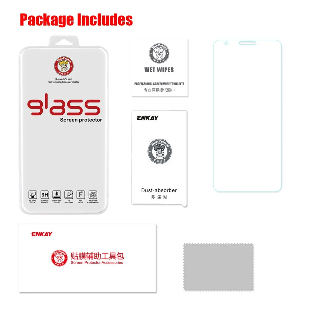 HAT PRINCE 9H 0.26mm 2.5D Tempered Glass Screen Ptotector Film for Google Pixel 3a - 5