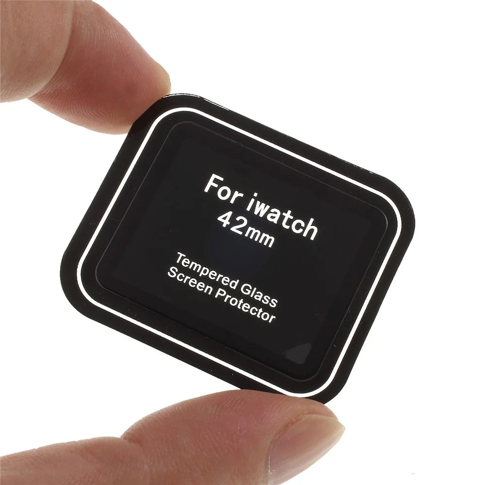 For Apple Watch 42mm Full Glue Complete Covering Tempered Glass Screen Protector Explosion-proof - 6