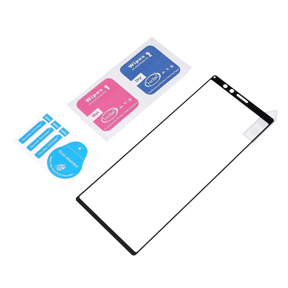 RURIHAI 0.26mm 2.5D Tempered Glass Full Size Screen Film for Sony Xperia 1 - 5