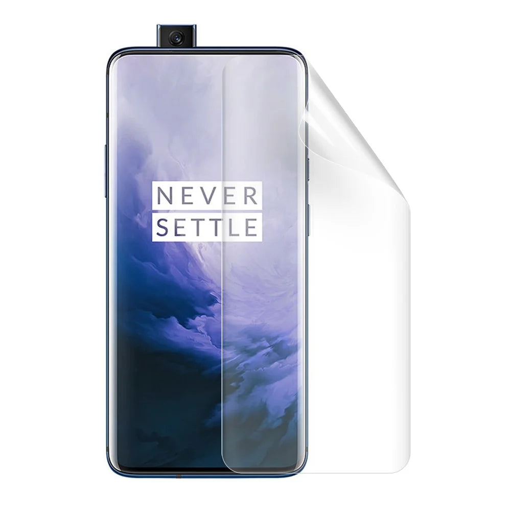 Soft PET Full Cover HD Screen Protector Explosion-proof for OnePlus 7 Pro / 7T Pro - Transparent - 1