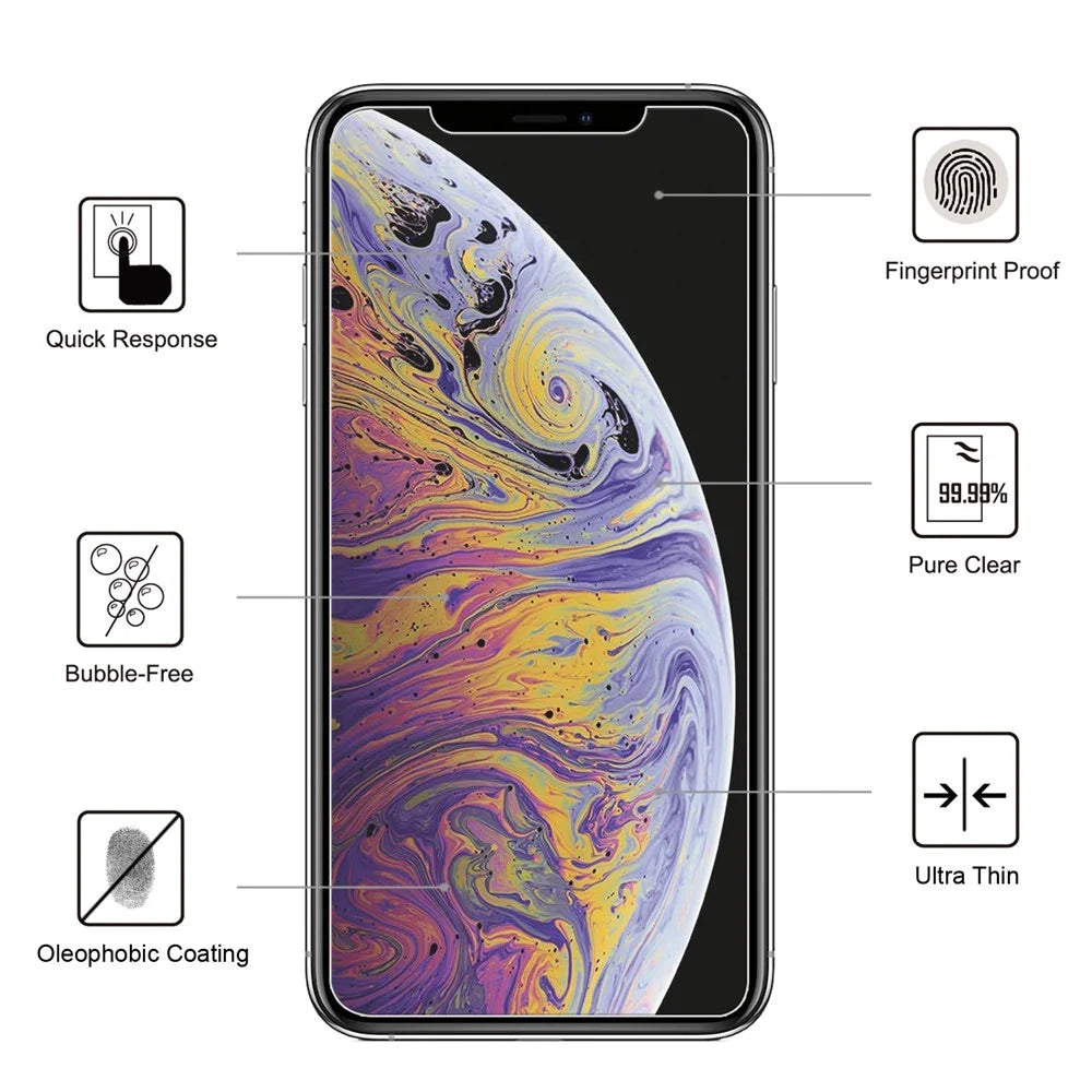 For Apple iPhone 11 Pro 5.8 inch (2019)/XS/X Tempered Glass Screen Protector Guard 0.25mm Screen Film - 6