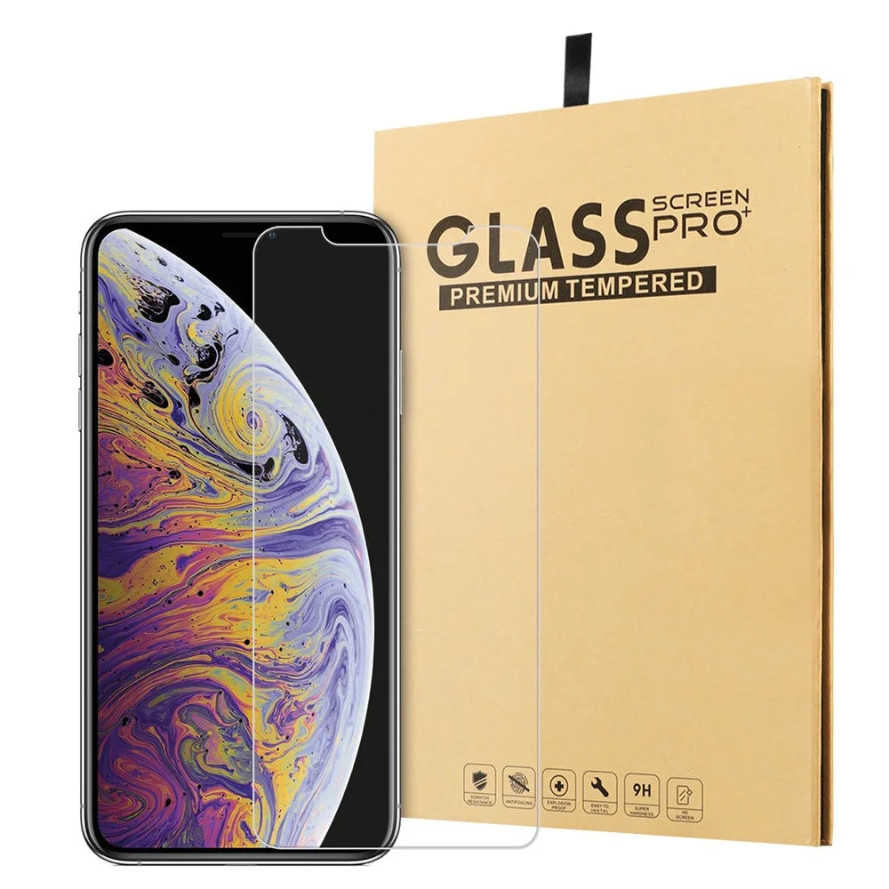 For Apple iPhone 11 Pro Max 6.5 inch (2019)/XS Max 9H Screen Tempered Glass Protector Film 0.25mm Arc Edge - 1