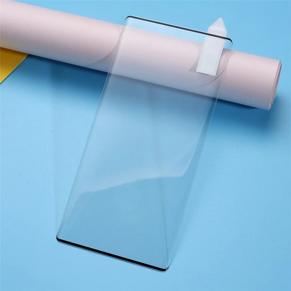 RURIHAI 0.26mm 3D Curved Tempered Glass Screen Protector Film for Samsung Galaxy Note 10 / Note 10 5G [Case Friendly Scaled-Down Version] - 5