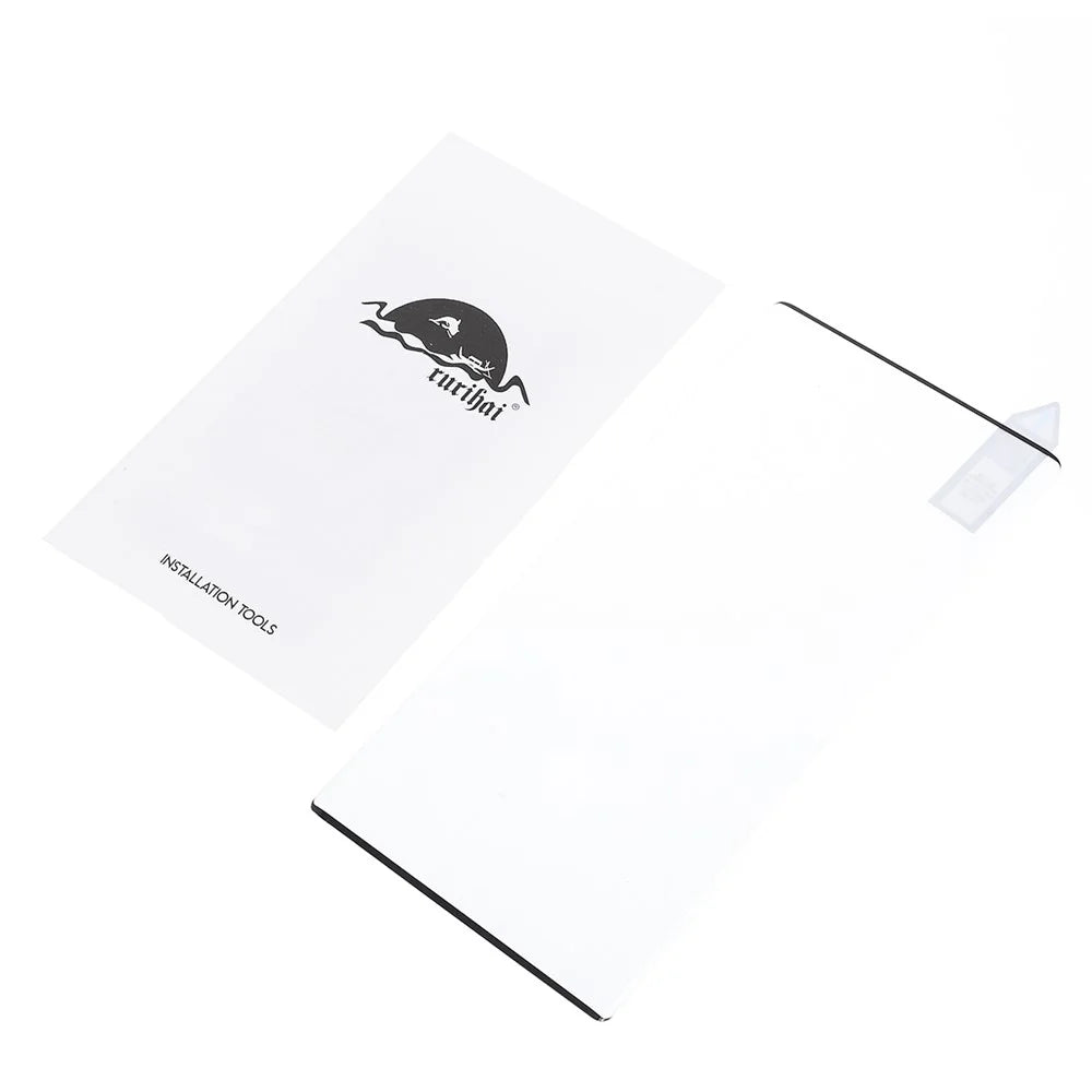RURIHAI 0.26mm 3D Curved Tempered Glass Screen Protection Film for Samsung Galaxy Note 10 Plus/Note 10 Plus 5G [Case Friendly Scaled-Down Version] - 4