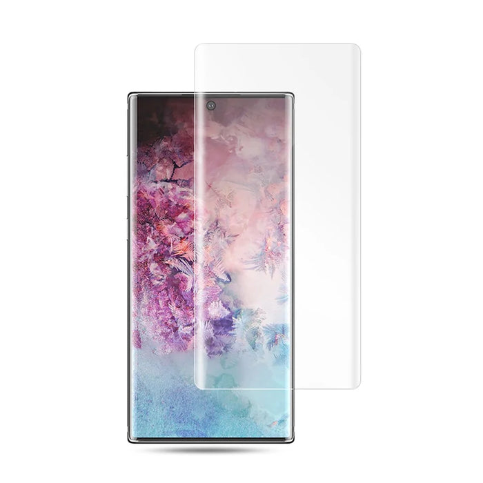 MOCOLO for Samsung Galaxy Note 10 Plus / Note 10 Plus 5G 3D Curved [UV Light Irradiation] Full Cover Tempered Glass Screen Protector UV Film - 3