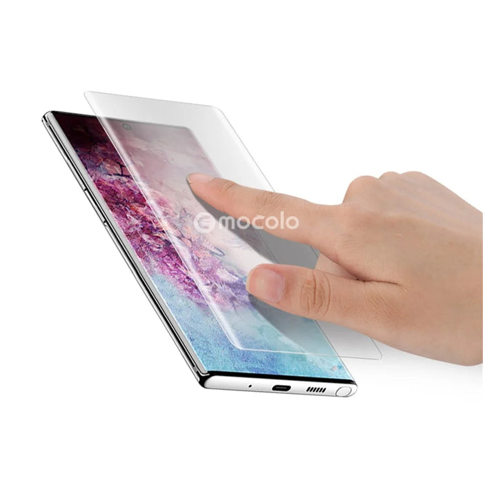 MOCOLO for Samsung Galaxy Note 10 Plus / Note 10 Plus 5G 3D Curved [UV Light Irradiation] Full Cover Tempered Glass Screen Protector UV Film - 5