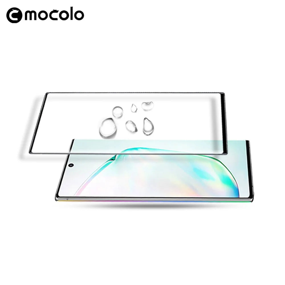 MOCOLO 3D Full Screen Curved Tempered Glass Screen Protector (Fingerprint Unlock) for Samsung Galaxy Note 10 Plus/Note 10 Plus 5G - 4