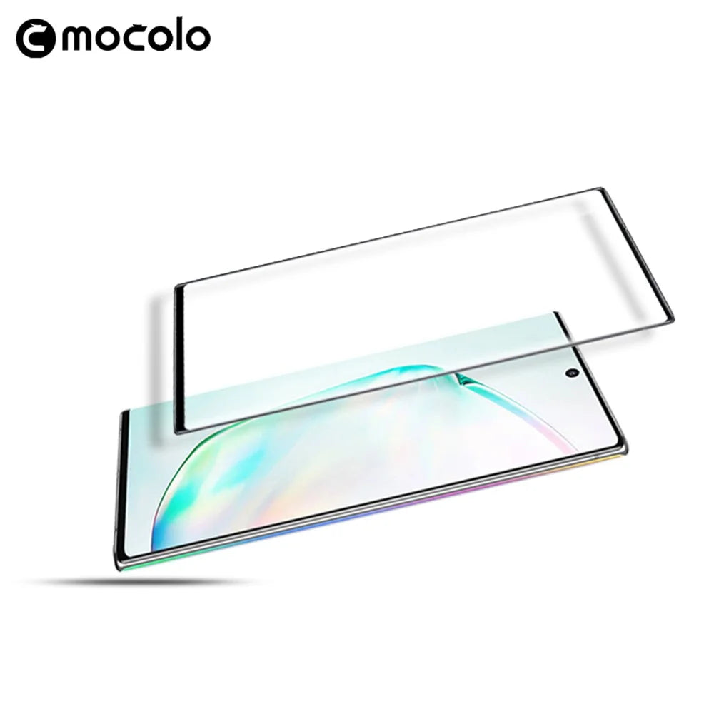 MOCOLO 3D Full Screen Curved Tempered Glass Screen Protector (Fingerprint Unlock) for Samsung Galaxy Note 10 Plus/Note 10 Plus 5G - 6
