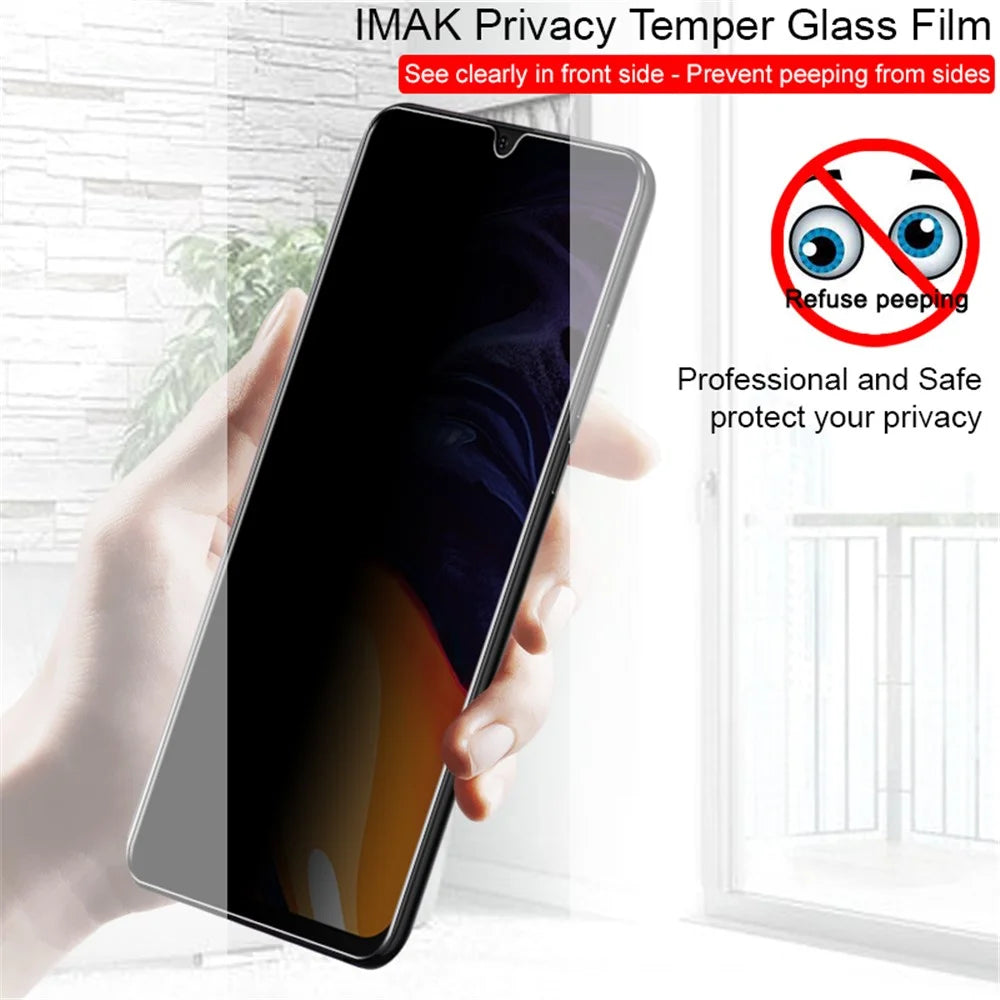 IMAK Anti-Peep 9H Tempered Glass Screen Protector Film for Samsung Galaxy A40 / Galaxy A20e - 2