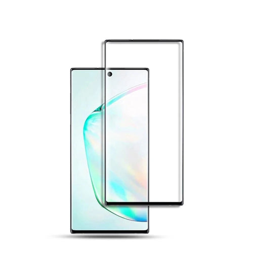 AMORUS 3D Full Coverage Curved Tempered Glass Screen Film (Fingerprint Unlock) for Samsung Galaxy Note 10 Plus / 10 Plus 5G - 1
