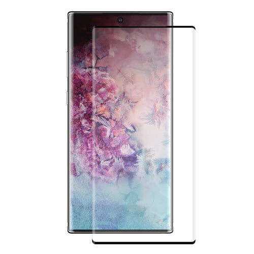 HAT PRINCE for Samsung Galaxy Note 10 Plus / Note 10 Plus 5G 3D 0.26mm Full Screen Tempered Glass Film - Black - 1