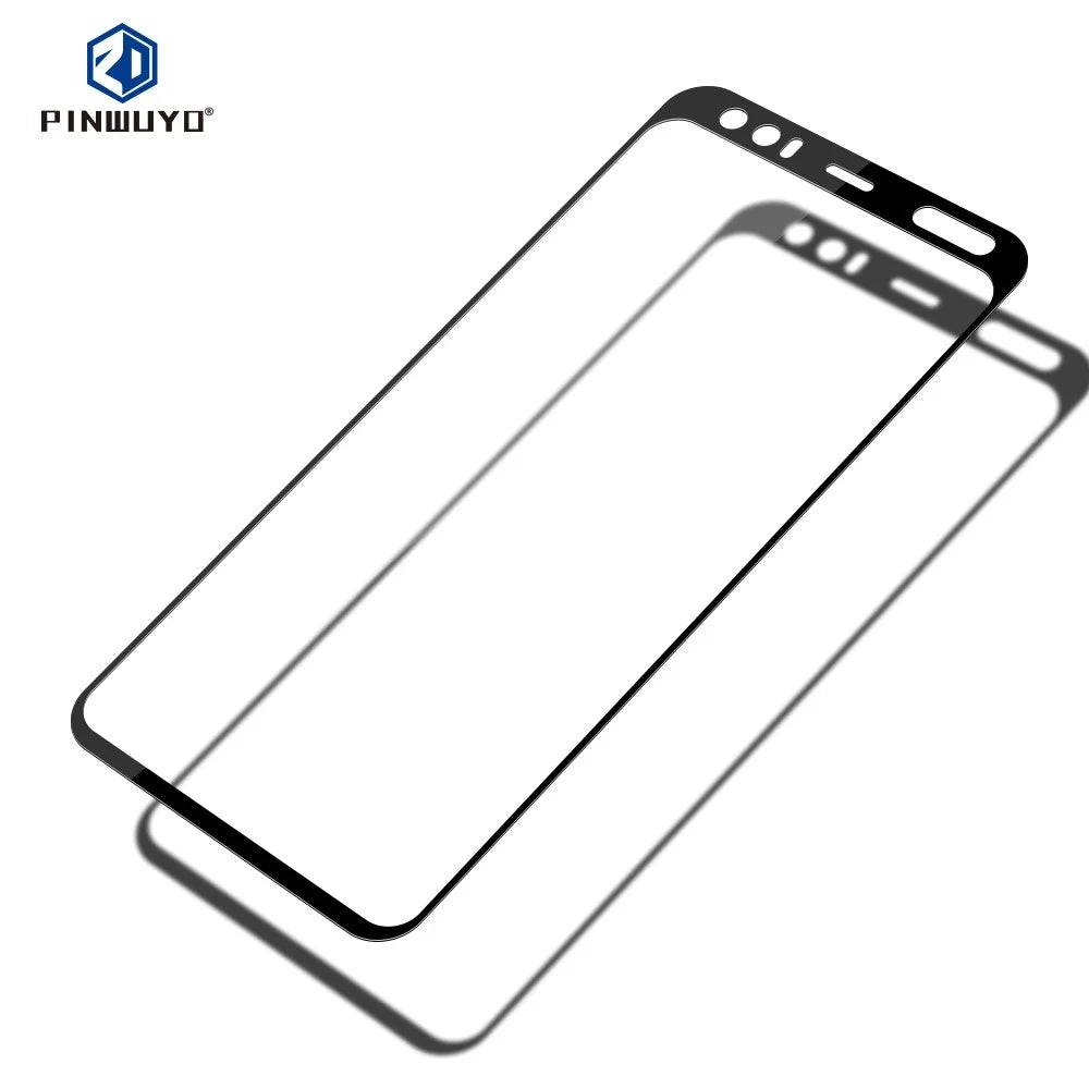 PINWUYO Full Size Tempered Glass Explosion-proof Screen Film for Google Pixel 4 - 3