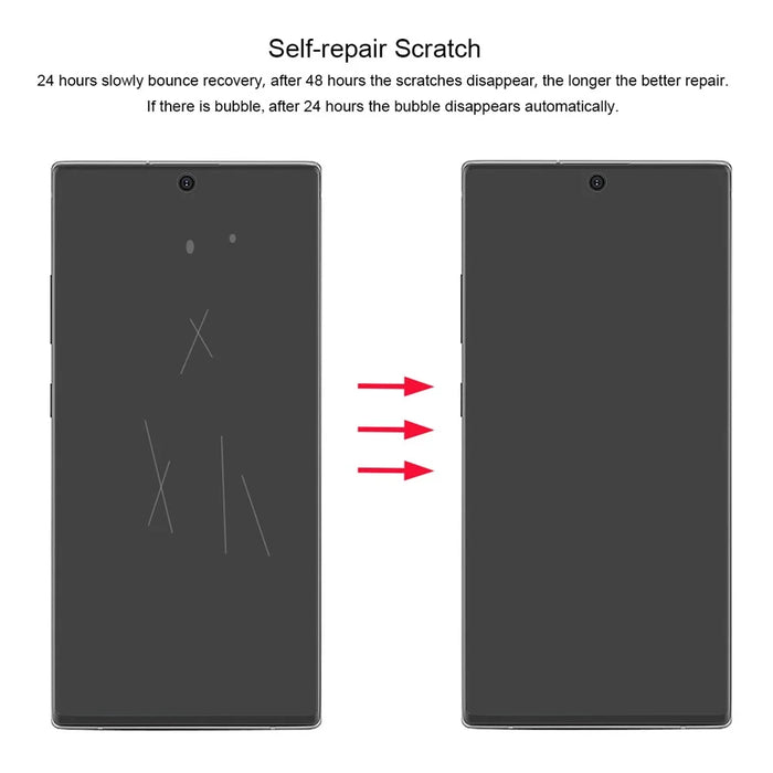 HAT PRINCE Hydrogel Film 3D Full Coverage Phone Screen Protectors Film for Samsung Galaxy Note 10 Plus / Note 10 Plus 5G - 3