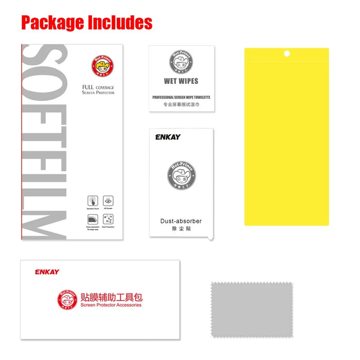 HAT PRINCE Hydrogel Film 3D Full Coverage Phone Screen Protectors Film for Samsung Galaxy Note 10 Plus / Note 10 Plus 5G - 7