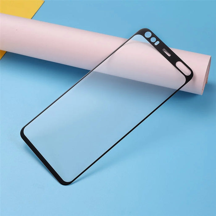 Ultra Clear Curved Full Cover Tempered Glass Protective Screen Film for Google Pixel 4 - Black - 4