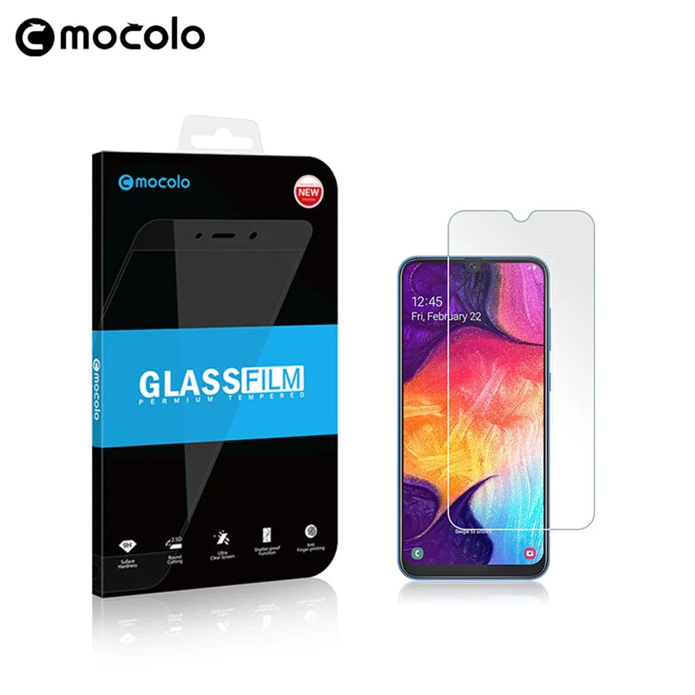 MOCOLO Ultra Clear Tempered Glass Screen Film for Samsung Galaxy A50 / A50s / A30s - 5
