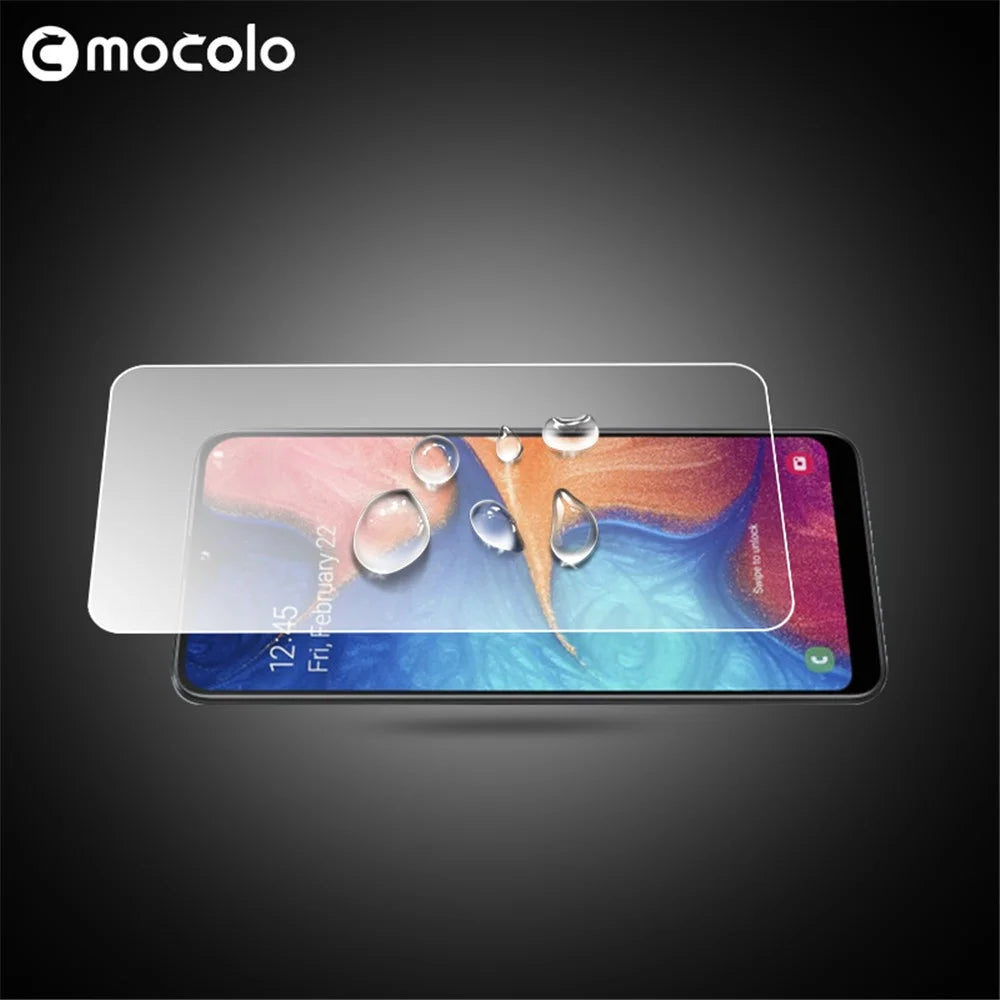 MOCOLO Ultra Clear Tempered Glass Screen Protection Film for Samsung Galaxy A20e - 4