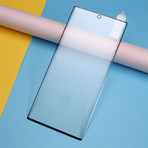 RURIHAI for Samsung Galaxy Note 10 Plus/Note 10 Plus 5G 3D Curved Full Cover Tempered Glass Screen Protector [Support Fingerprint Unlock] - 1