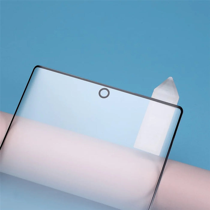 RURIHAI for Samsung Galaxy Note 10 Plus/Note 10 Plus 5G 3D Curved Full Cover Tempered Glass Screen Protector [Support Fingerprint Unlock] - 3