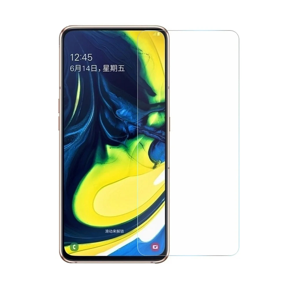 0.3mm Tempered Glass Anti-explosion Screen Protector Arc Edge for Samsung Galaxy A80/A90 - 1