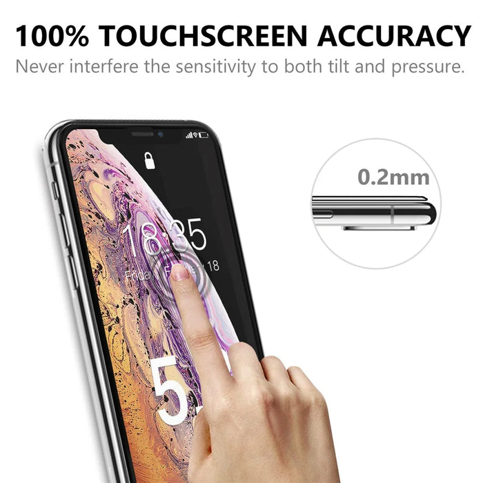 Full Screen Tempered Glass Screen Film for iPhone 11/XR 6.1 inch (2019) - Black - 6