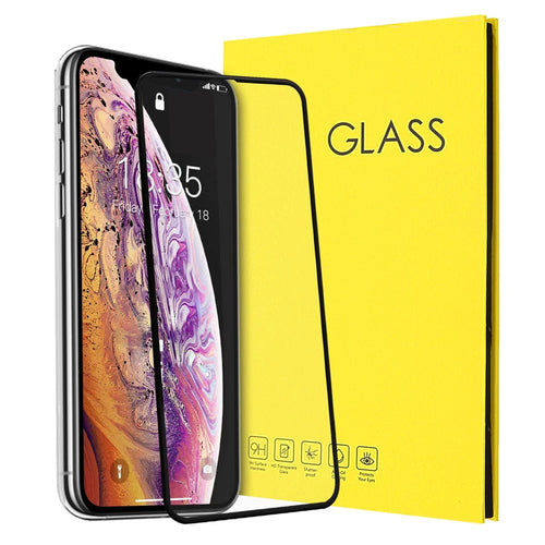 Full Screen Tempered Glass Screen Protector for iPhone 11 Pro Max 6.5 inch (2019)/XS Max 6.5 inch - Black - 1