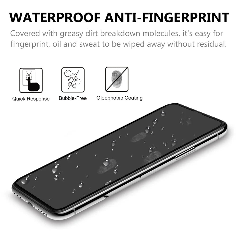 Full Screen Tempered Glass Screen Protector for iPhone 11 Pro Max 6.5 inch (2019)/XS Max 6.5 inch - Black - 4
