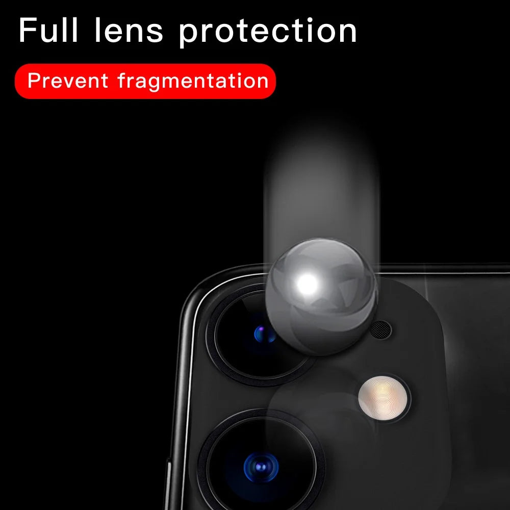 Ultra-thin Full Coverage Clear Tempered Glass Camera Lens Protective Film for iPhone 11 6.1 inch - 3