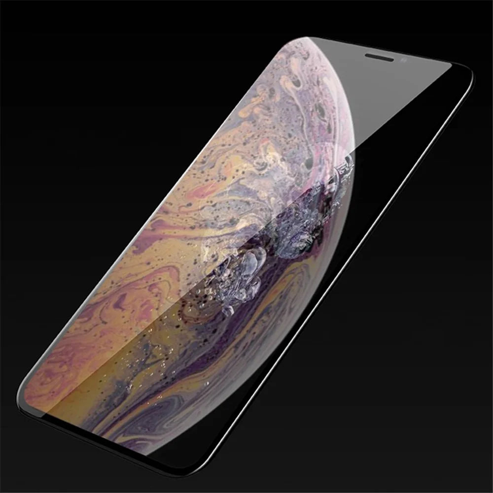 MOCOLO For iPhone 11 Pro 5.8 inch (2019) / X / XS 5.8 inch Silk Print Tempered Glass Full Glue Full Coverage Screen Film - Black - 4