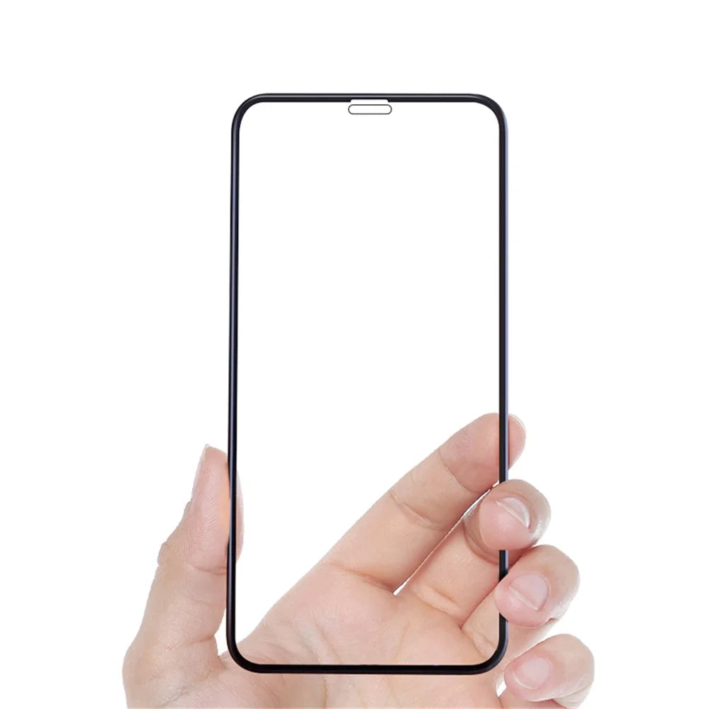 AMORUS Full Silk Printing Tempered Glass Screen Protective Film for iPhone 11 Pro 5.8 inch / X / XS - 2