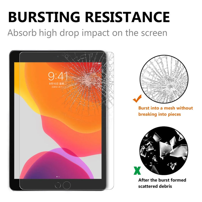 Screen Protector for iPad 10.2 (2021) / (2020) / (2019) Anti-Scratch Dust-Proof 2.5D Straight Edge Tempered Glass Film - 3