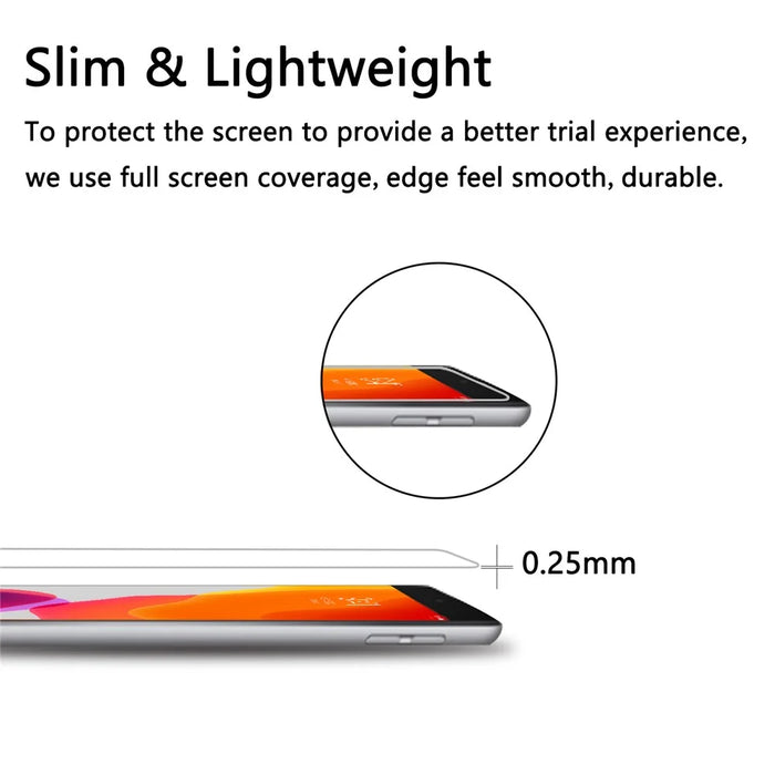 Screen Protector for iPad 10.2 (2021) / (2020) / (2019) Anti-Scratch Dust-Proof 2.5D Straight Edge Tempered Glass Film - 4