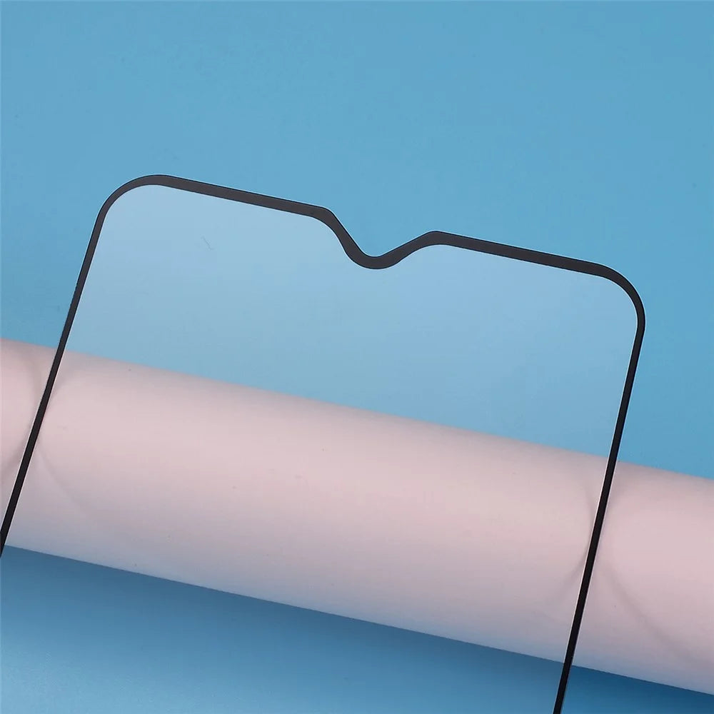 Full Coverage Ultra Clear Tempered Glass Protector Film for Samsung Galaxy A20s - Black - 2