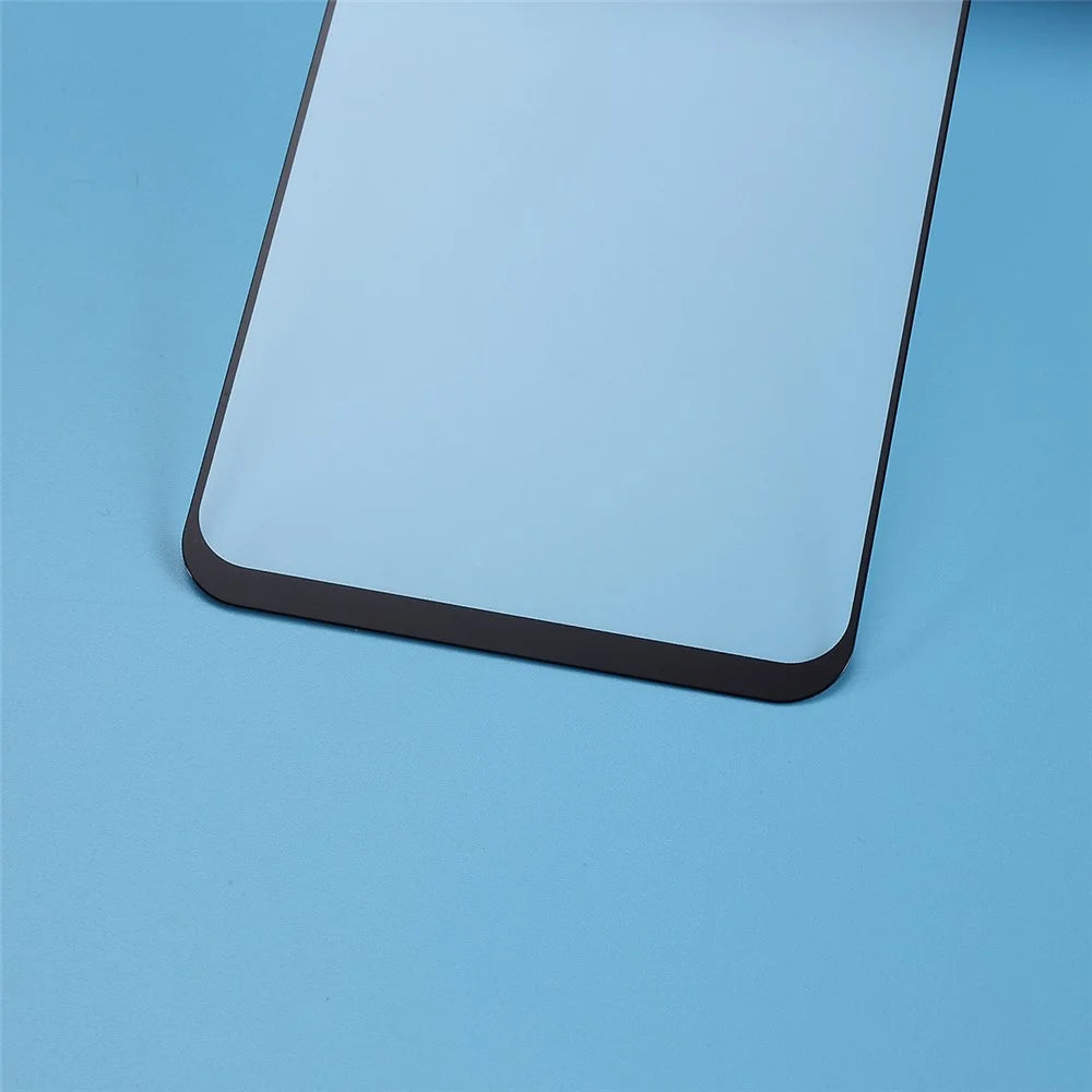 Full Coverage Ultra Clear Tempered Glass Protector Film for Samsung Galaxy A20s - Black - 3