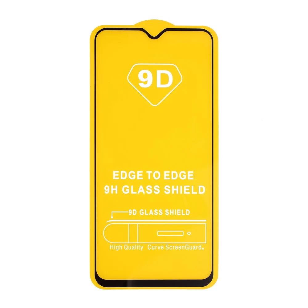 Full Coverage Ultra Clear Tempered Glass Protector Film for Samsung Galaxy A20s - Black - 6