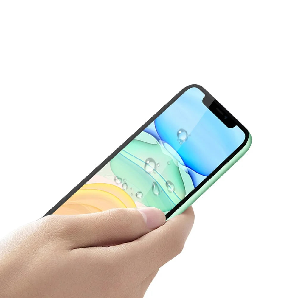 PINWUYO for Apple iPhone 11 6.1 inch/XR Full Anti-explosion Tempered Glass Screen Film - Black - 4