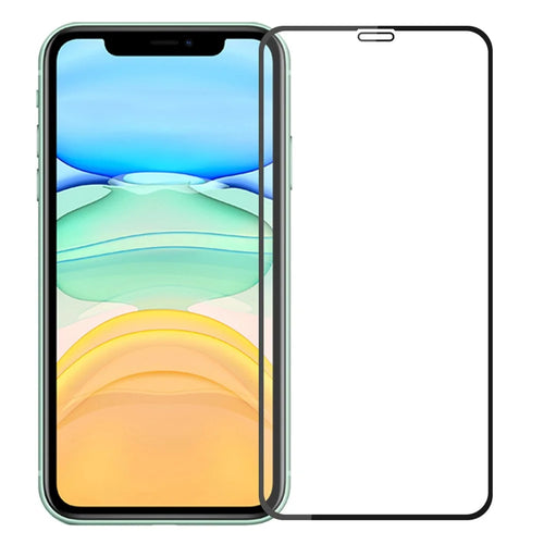 MOFI 2.5D 9H Full Size Tempered Glass Screen Protector Film for Apple iPhone 11 6.1 inch/XR - Black - 1