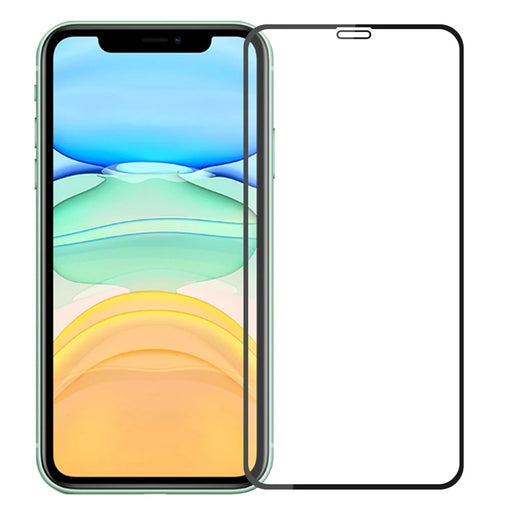 MOFI 2.5D 9H Full Size Tempered Glass Screen Protector Film for Apple iPhone 11 6.1 inch/XR - Black - 1